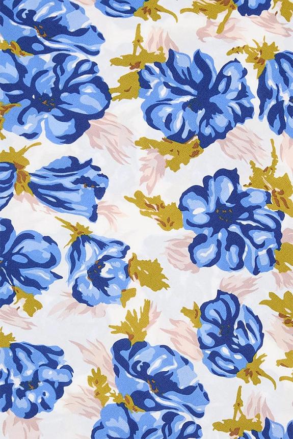 Faithfull The Brand Bellavista Midi Dress Isadora Floral Navy