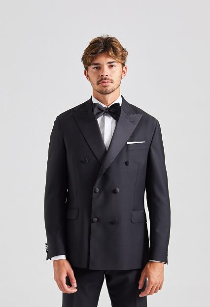 Oscar Jacobson Farris Tuxedo Blazer Black 