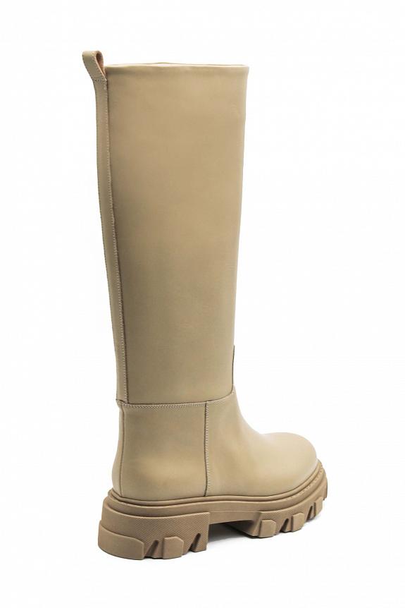 Gia Borghini Perni 07 Tumbolar Combat Boot Cappuchino-2