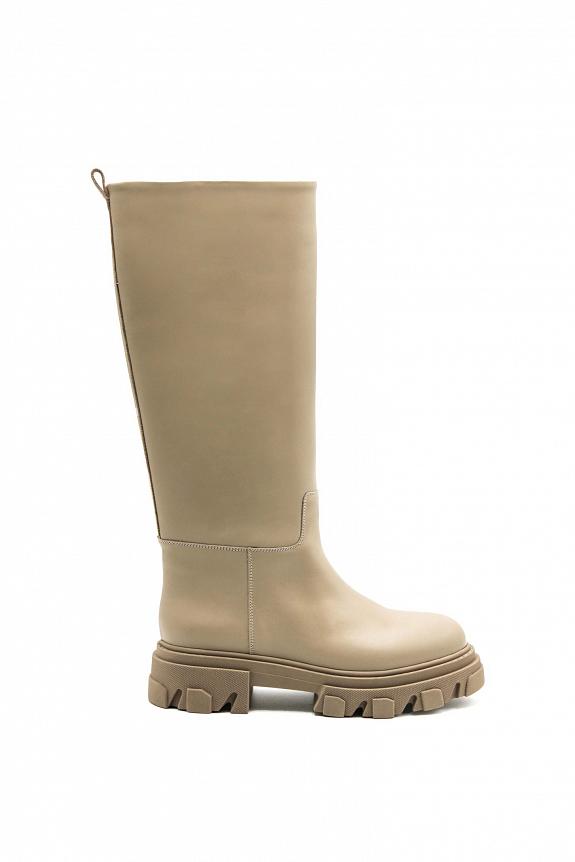 Gia Borghini Perni 07 Tumbolar Combat Boot Cappuchino